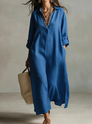 Myrtle™ Maxi Shirt Dress