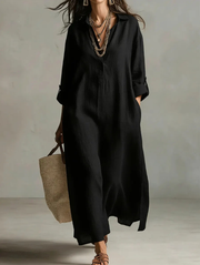 Myrtle™ Maxi Shirt Dress