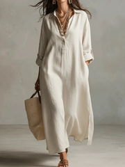Myrtle™ Maxi Shirt Dress