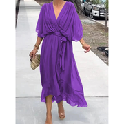 Hally™ Casual Chiffon Dress