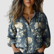Morena™ Vintage Printed Blouse