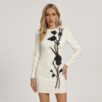 VENUS | MINI VESTIDO CON BORDADO FLORAL