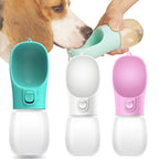 Botella 2 en 1 para mascotas con cuenco para agua y comida