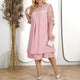 Erline™ Elegant Chiffon Lace Midi Dress