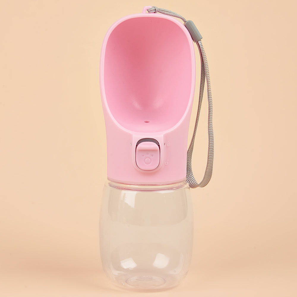 Botella 2 en 1 para mascotas con cuenco para agua y comida