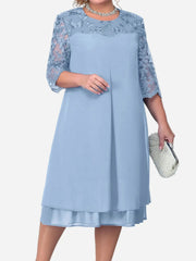 Audriana™ Elegant Midi Dress