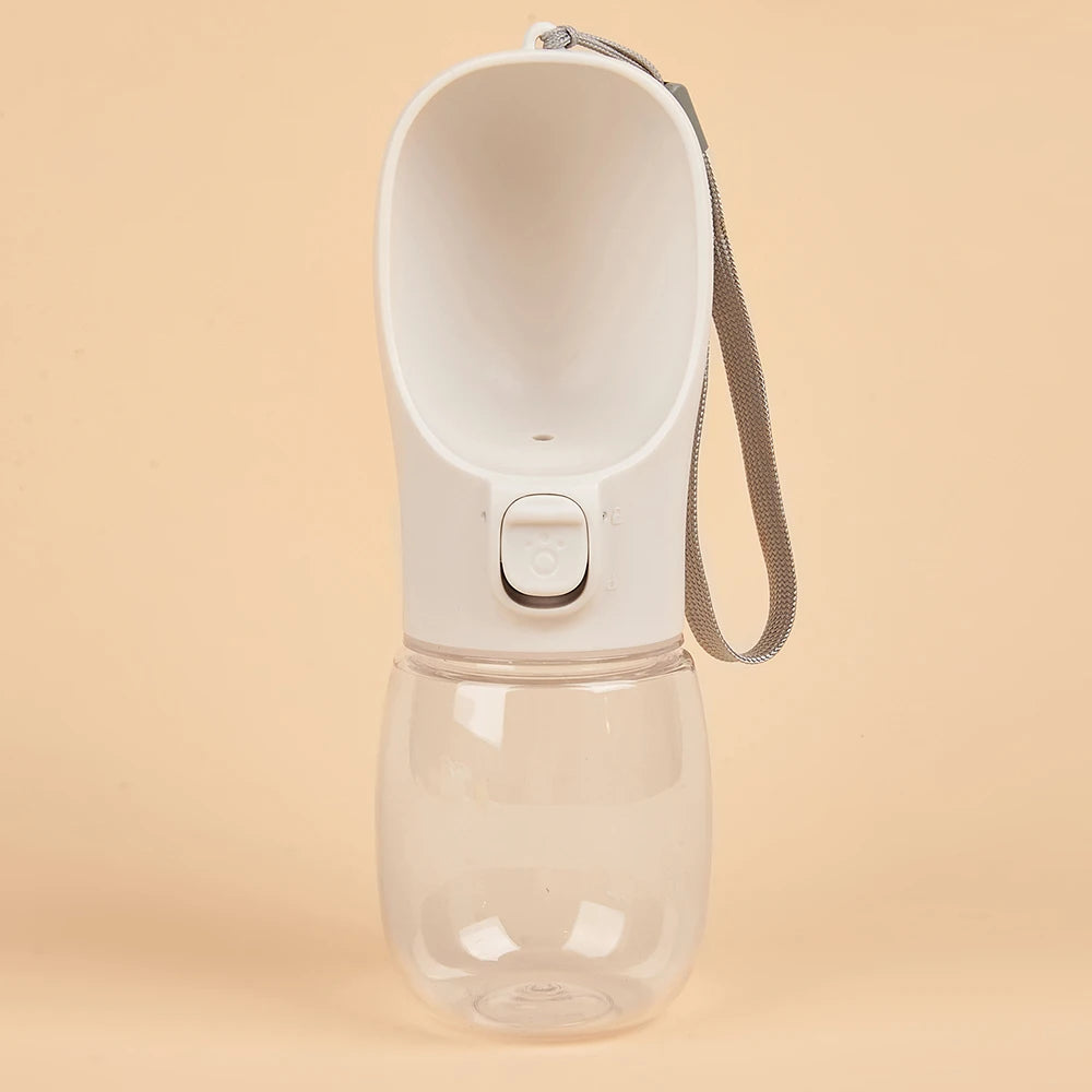 Botella 2 en 1 para mascotas con cuenco para agua y comida