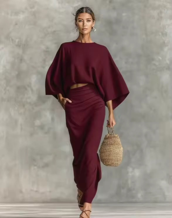 JULIA™ || CONJUNTO DE DOS PIEZAS CON FALDA