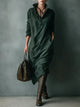 Elvira™ Relaxed Velvet Dress with Pockets