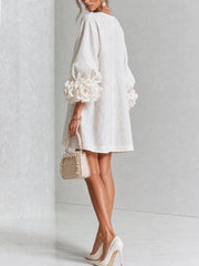 Henrietta™ Floral Button-Down Mini Dress