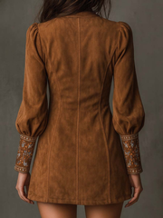Hosanna™ Suede Mini Dress