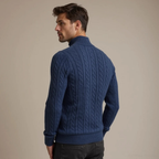 Jersey de Cachemira Aspen con Media Cremallera
