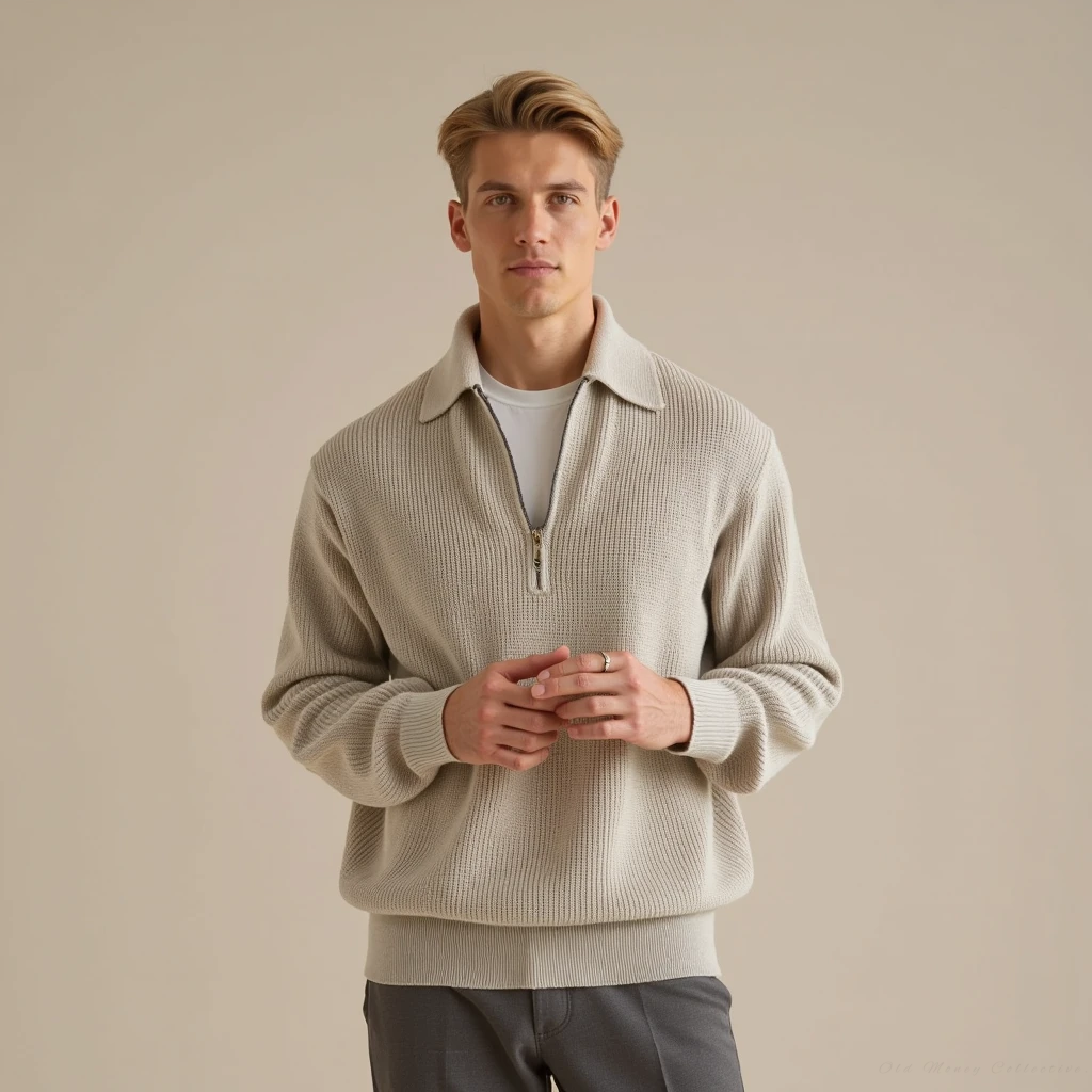 Jersey Aspen de Punto con Cremallera