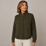 Augusta™ Stand Collar Button Cardigan