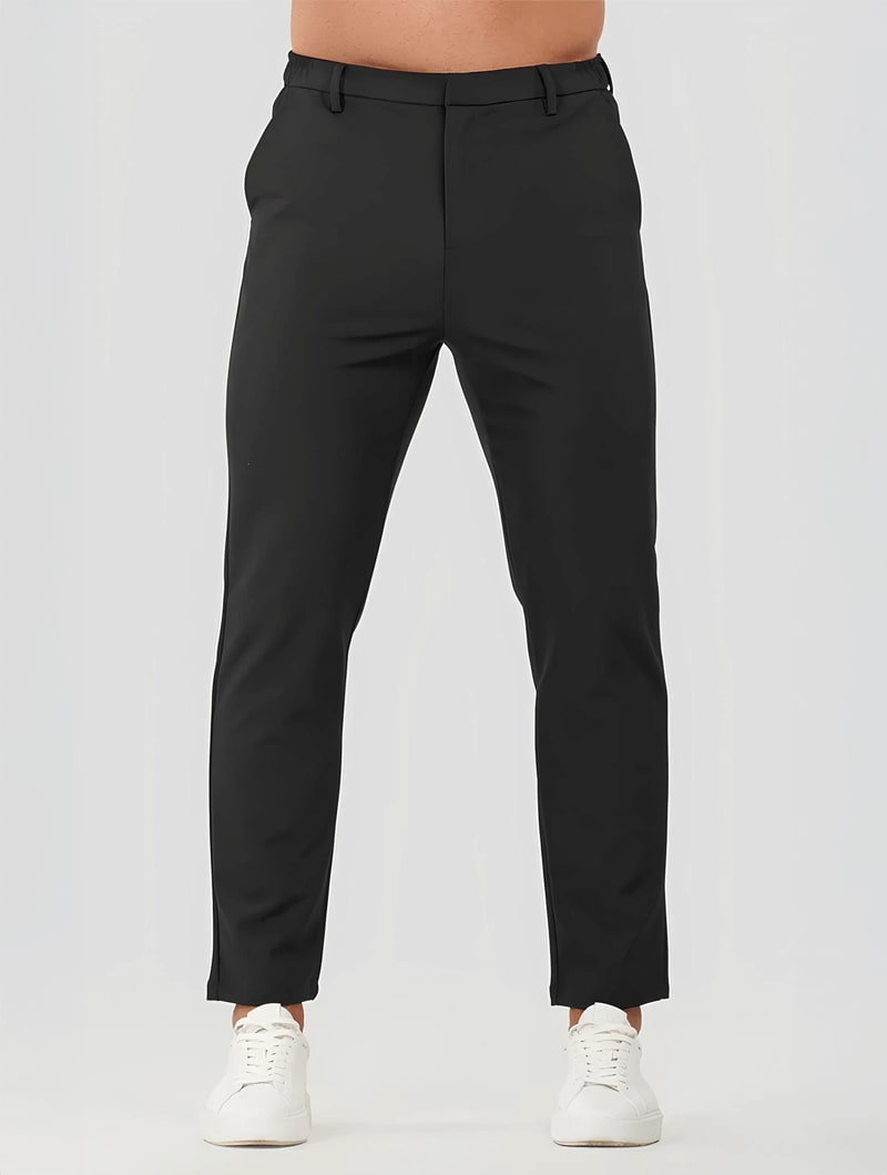 Rocio Pantalones Rectos - Negro