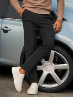 Rocio Pantalones Rectos - Negro