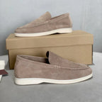 Enzo™ | Mocasines de ante con suela híbrida