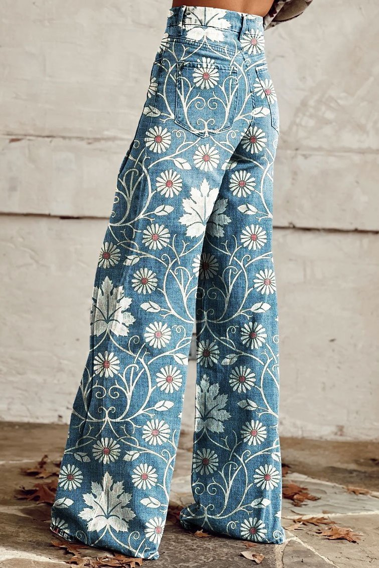 Valentina - Pantalón Bohemio Vintage