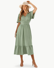 Rosita™ Elegant embroidered dress