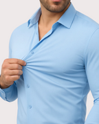 Camisa Stretch Azul (Pack de 6)