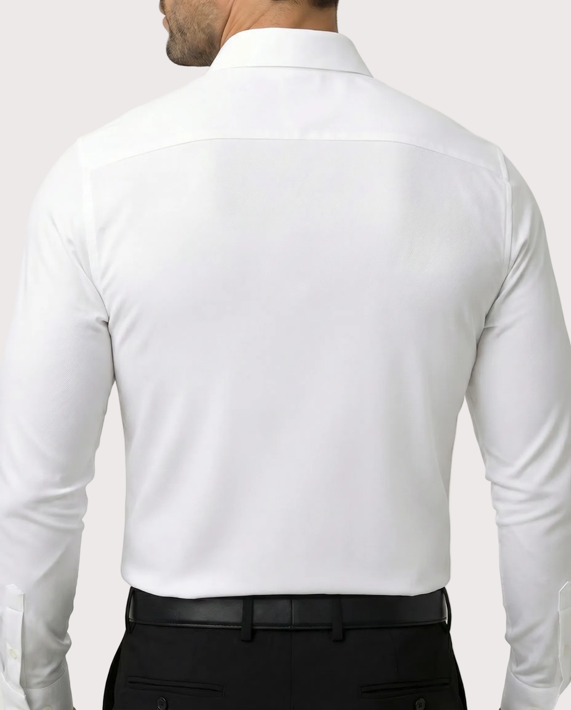 Pack de 6 Camisas Stretch Azzurro en Blanco y Azul Marino
