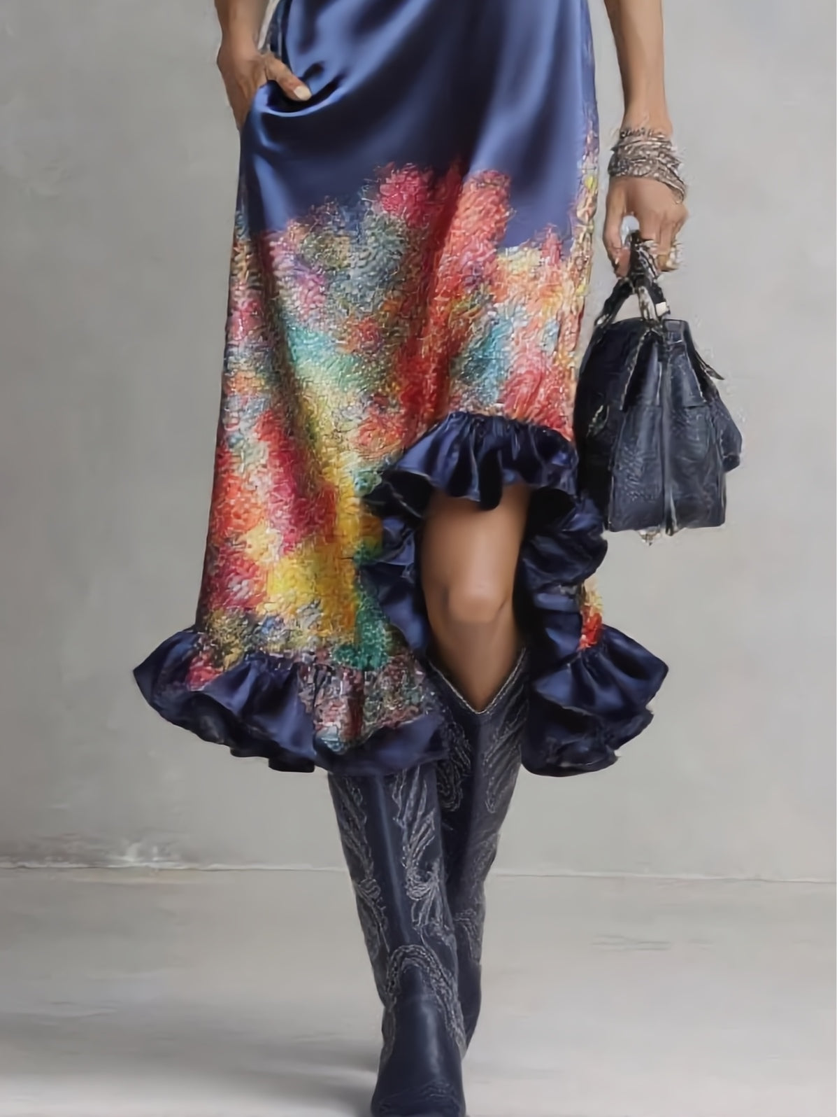 Vestido Celeste