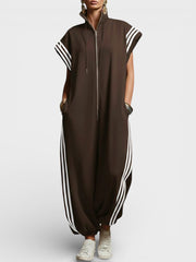 Valeria™ Zip Neck Jumpsuit