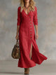 Doris™ Button-Front Maxi Dress