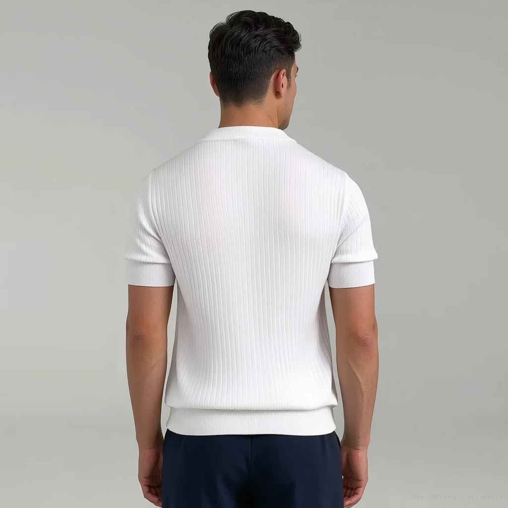 Camiseta Portofino de Algodón con Paneles Mesh