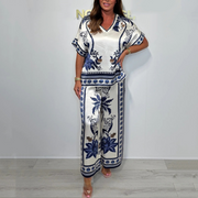 Wilmarie™ Elegant Printed 2-Piece Set for Women