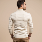 Jersey de Cuello Alto Monte Carlo en Mezcla de Cachemira