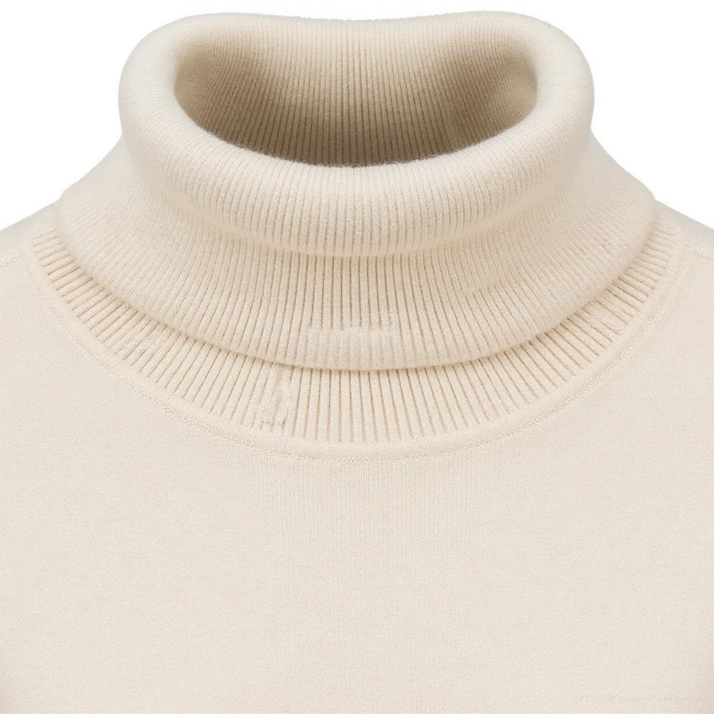 Jersey de Cuello Alto Monte Carlo en Mezcla de Cachemira
