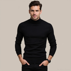 Jersey de Cuello Alto Monte Carlo en Mezcla de Cachemira
