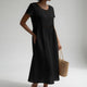 Virginia™ Eyelet Trim Midi Dress