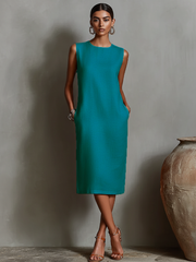 Maureen™ Midi Dress with pockets